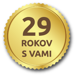 Už 29 rokov s vami.